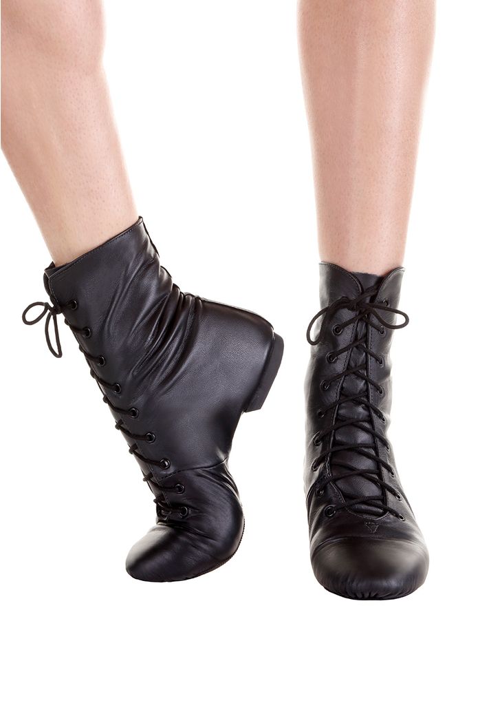 bota cano longo bege